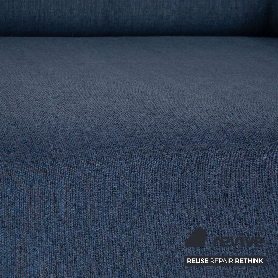 Rolf Benz Freistil 185 Stoff Dreisitzer Blau Sofa Couch