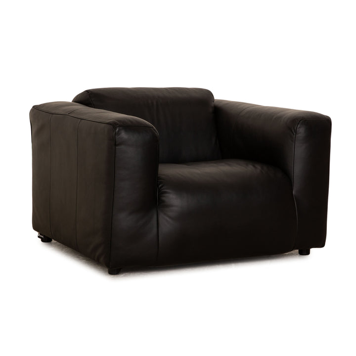 Rolf Benz Freestyle Leather Armchair Black