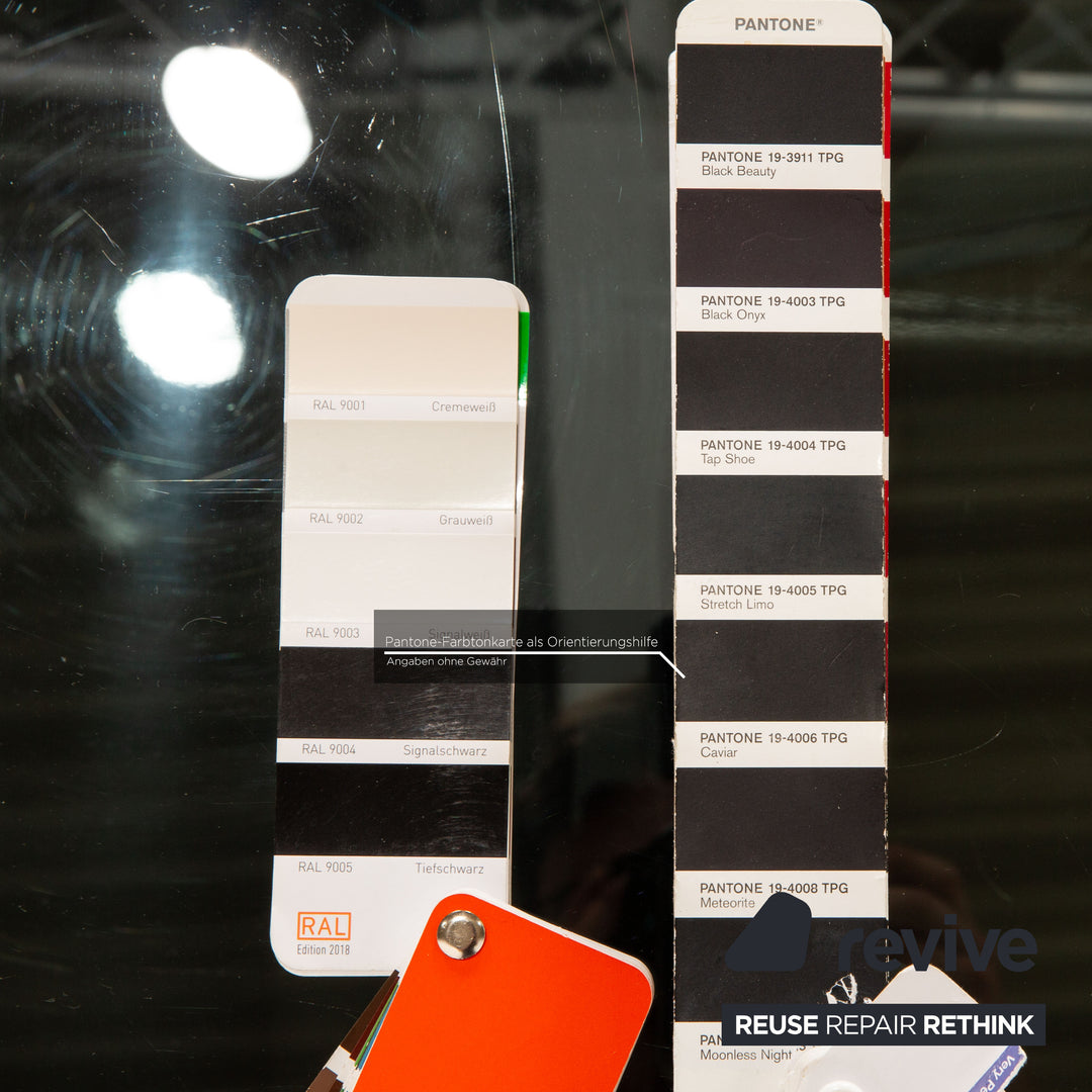 Rolf Benz Glass Coffee Table Black Function Wheels