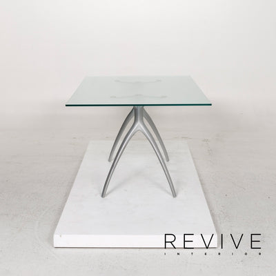 Rolf Benz Glas Esstisch Silber Tisch #13167