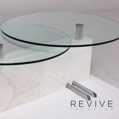 Rolf Benz Glas Marmor Couchtisch Funktion Tisch #12191