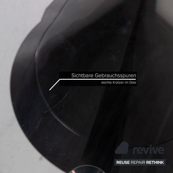 Rolf Benz Glass Table Black Coffee Table Stone Outlet Adjustable #15144