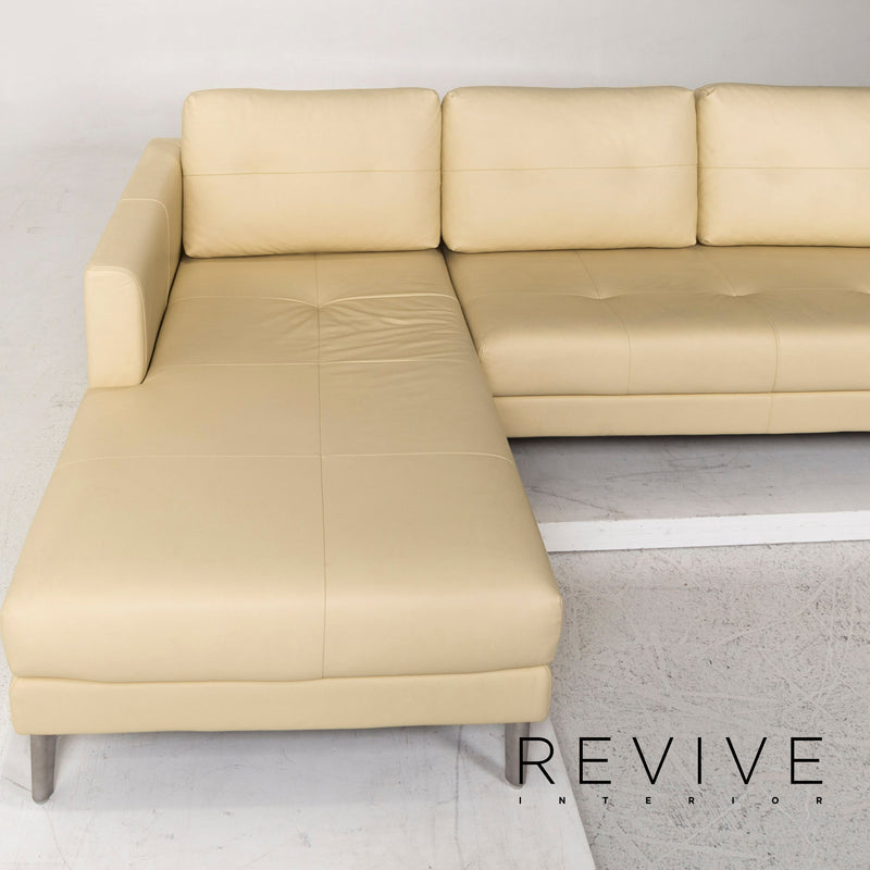 Rolf Benz Leder Ecksofa Gelb Hellgelb Sofa Couch