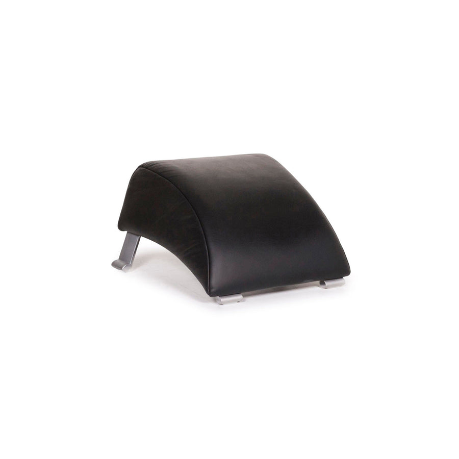 Rolf Benz Leather Stool Black #12288