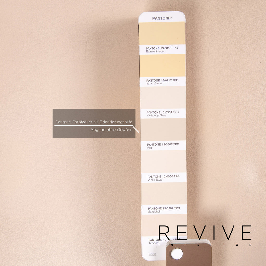 Rolf Benz 2600 Leather Lounger Cream #13896