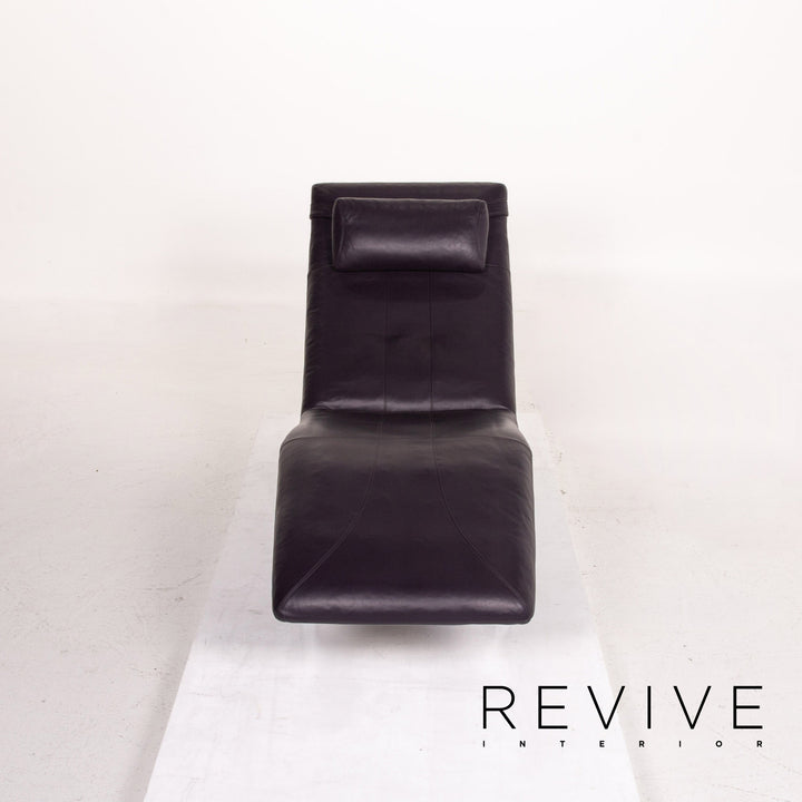 Rolf Benz leather lounger violet relax lounger #14453
