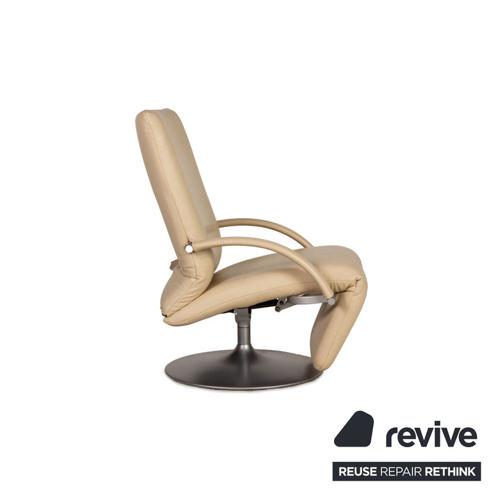 Rolf Benz Leder Sessel Beige Funktion Relaxfunktion