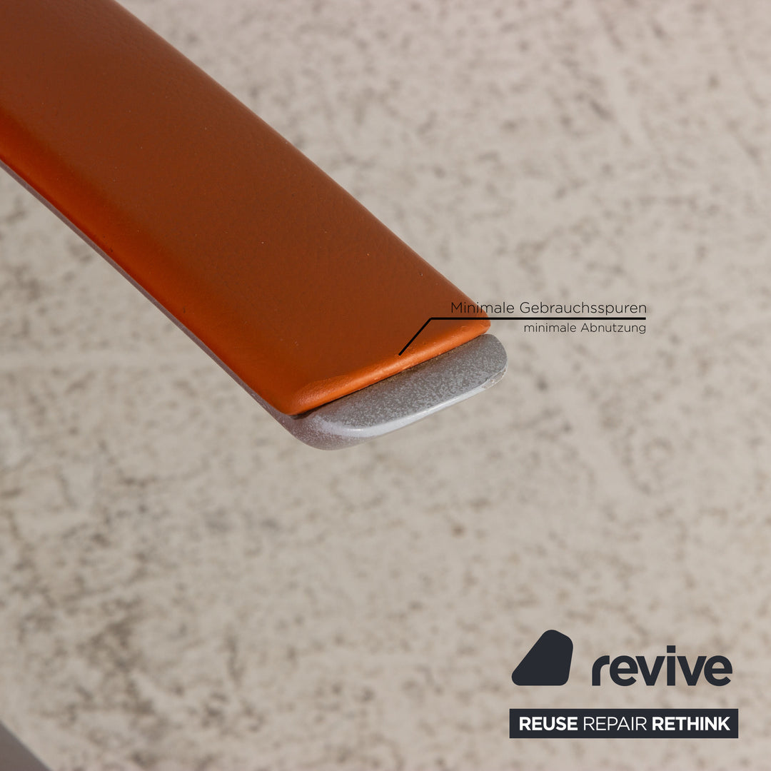 Rolf Benz Leder Sessel Orange Funktion Relaxfunktion