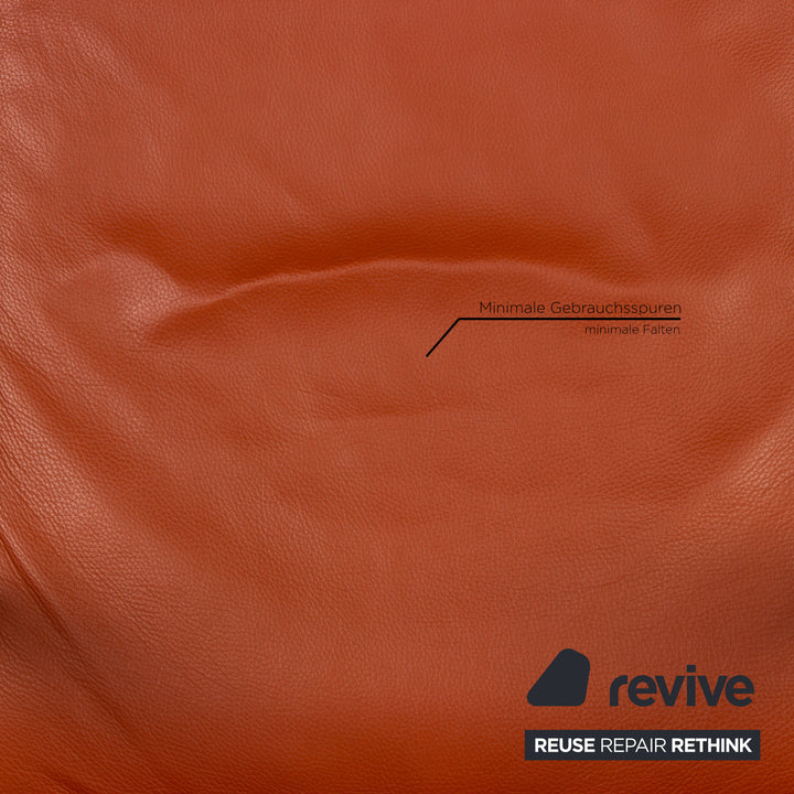 Rolf Benz Leder Sessel Orange Funktion Relaxfunktion