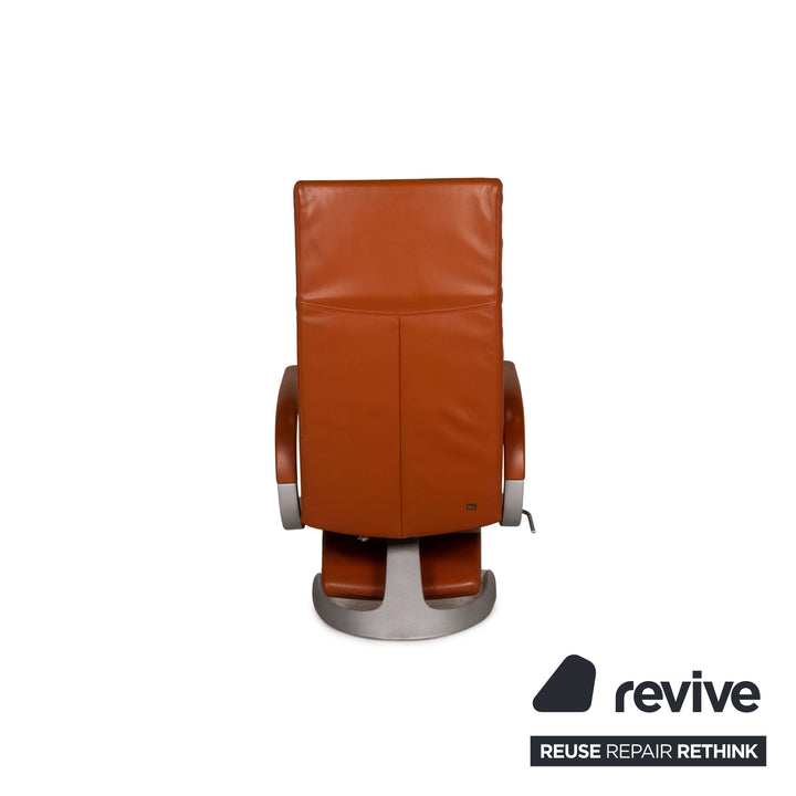Rolf Benz Leder Sessel Orange Funktion Relaxfunktion