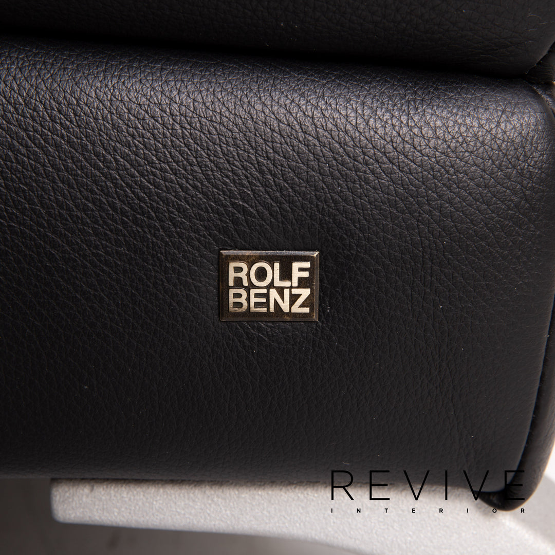 Rolf Benz Leather Armchair Black #15139