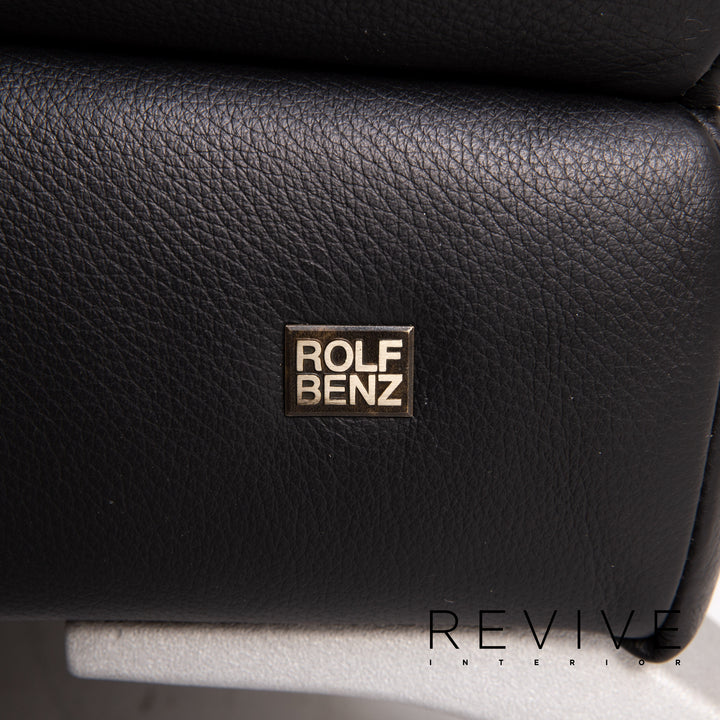 Rolf Benz Leather Armchair Black #15139