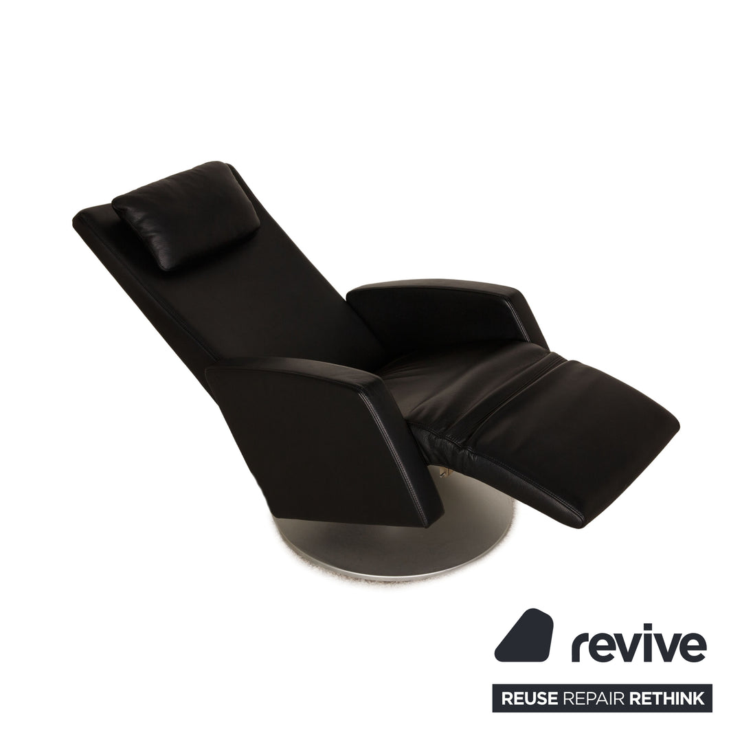 Rolf Benz LSE 5800 Leder Sessel Schwarz Funktion Relaxfunktion