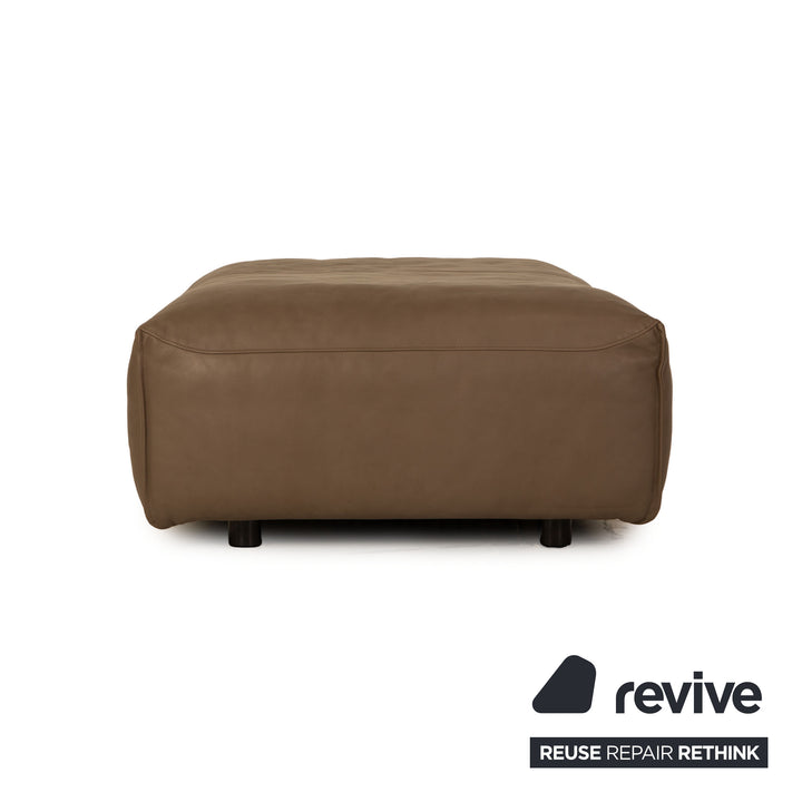 Rolf Benz Mio Leder Hocker Beige