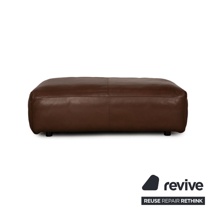 Rolf Benz Mio Leather Stool Brown