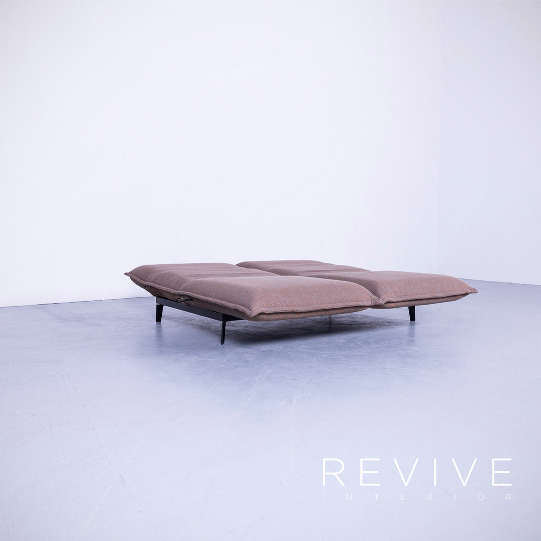 Rolf Benz Nova Designer Stoff Sofa Braun Neuwertig Zweisitzer Couch Funktion #5551