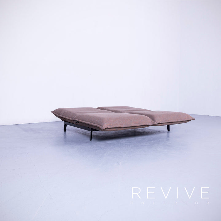 Rolf Benz Nova Designer Stoff Sofa Braun Neuwertig Zweisitzer Couch Funktion #5551