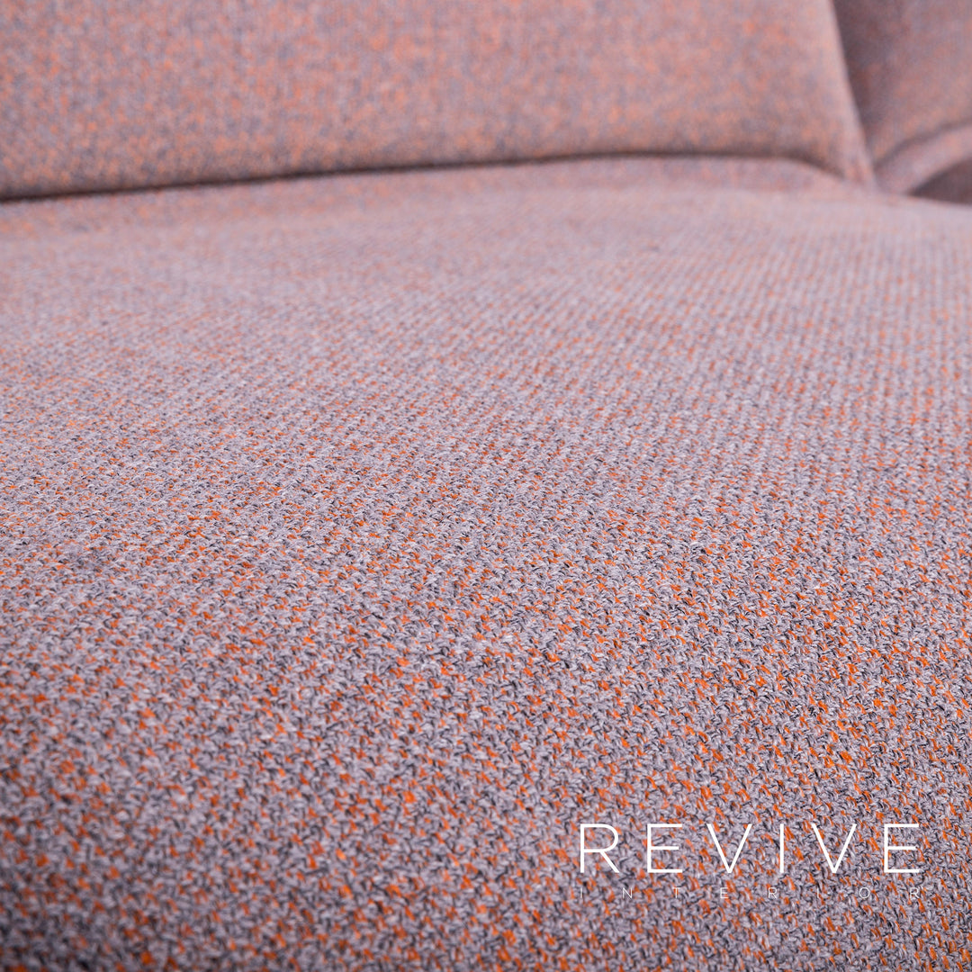 Rolf Benz Nova Designer Stoff Sofa Braun Neuwertig Zweisitzer Couch Funktion #5551
