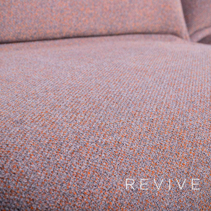 Rolf Benz Nova Designer Stoff Sofa Braun Neuwertig Zweisitzer Couch Funktion #5551