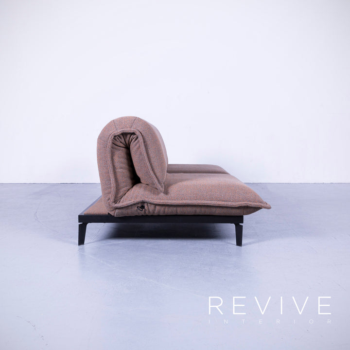 Rolf Benz Nova Designer Stoff Sofa Braun Neuwertig Zweisitzer Couch Funktion #5551