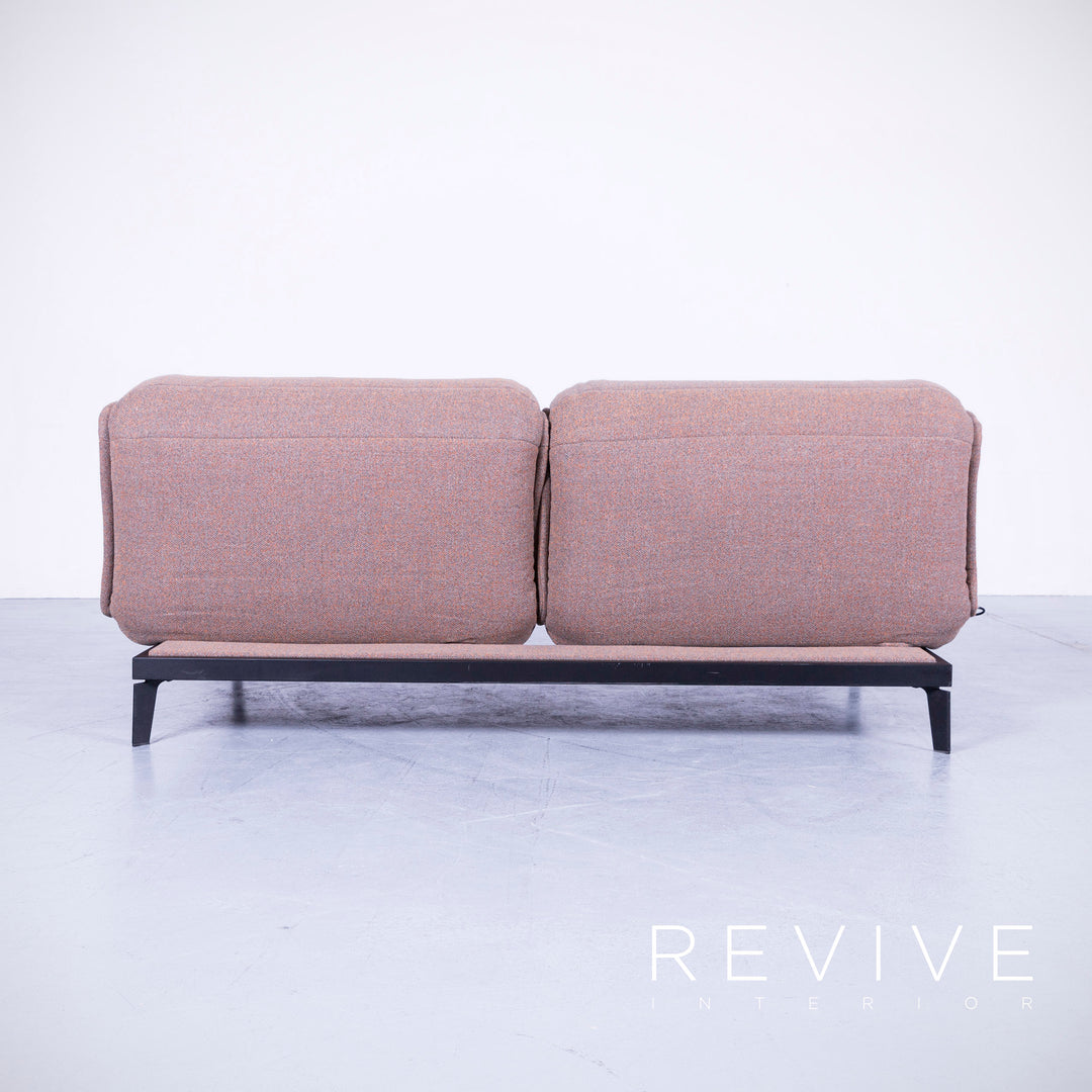 Rolf Benz Nova Designer Stoff Sofa Braun Neuwertig Zweisitzer Couch Funktion #5551