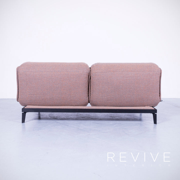 Rolf Benz Nova Designer Stoff Sofa Braun Neuwertig Zweisitzer Couch Funktion #5551