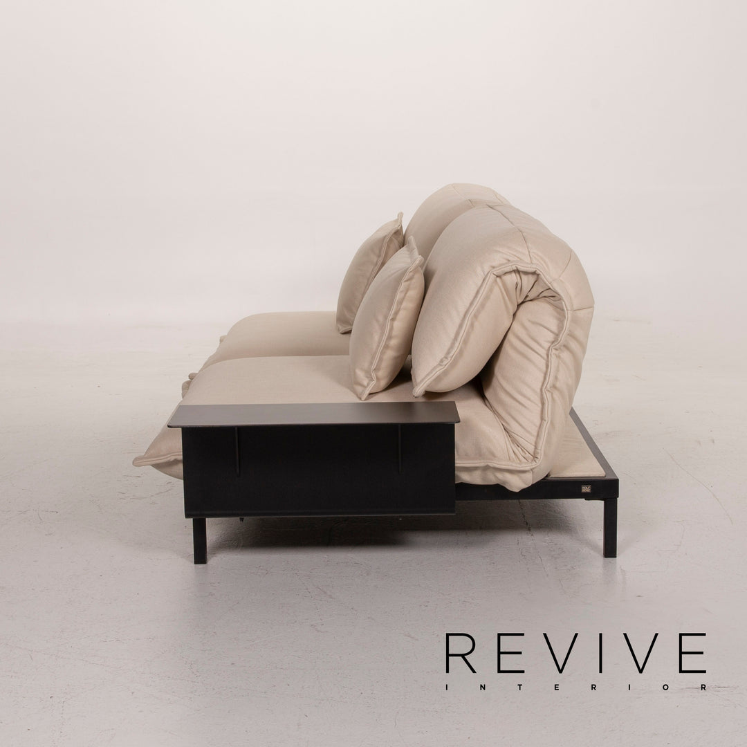 Rolf Benz Nova fabric sofa gray two-seater #14681