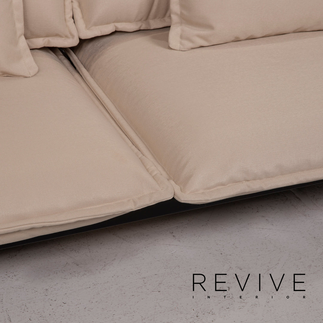 Rolf Benz Nova fabric sofa gray two-seater #14681