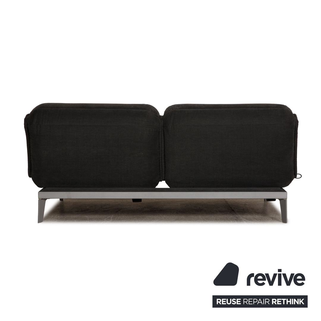 Rolf Benz Nova Stoff Sofa Grau Zweisitzer Couch Funktion