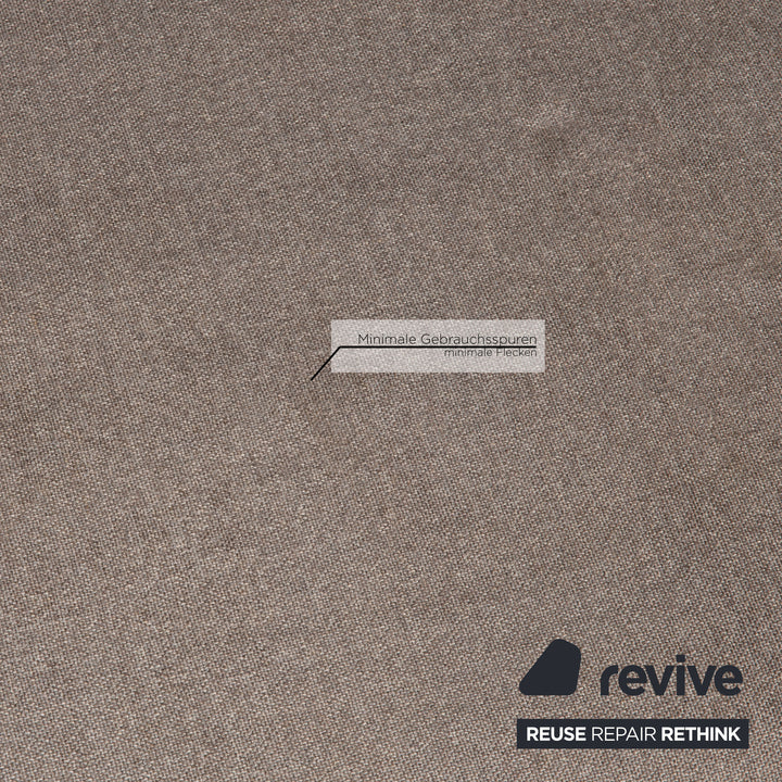 Rolf Benz Nova Stoff Sofa Grau Zweisitzer Couch Funktion Schlaffunktion