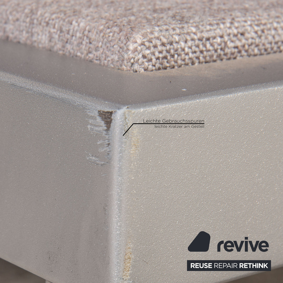 Rolf Benz Nova Stoff Sofa Grau Zweisitzer Couch Funktion Schlaffunktion