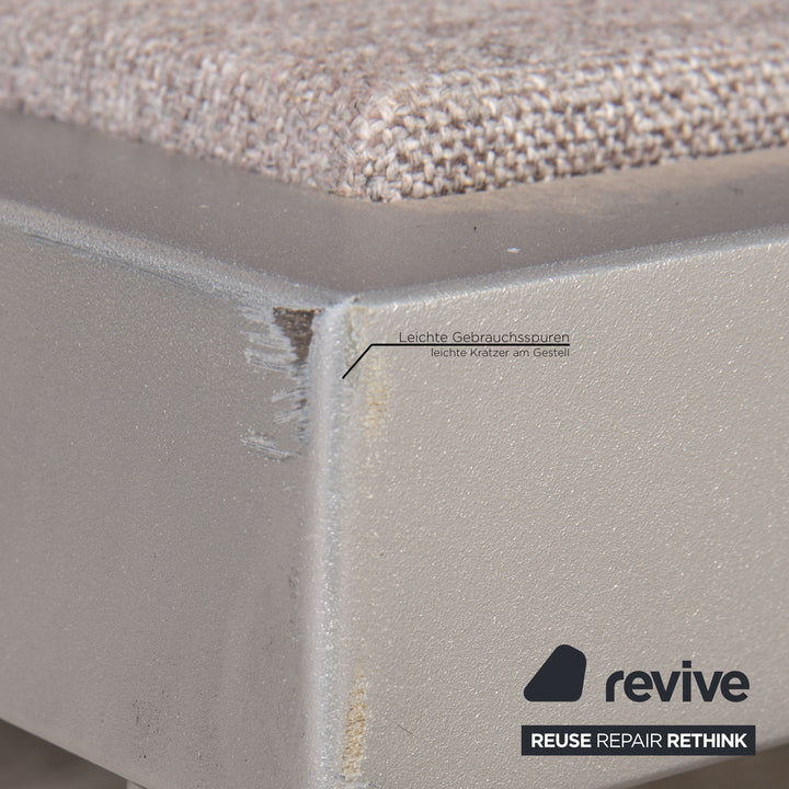 Rolf Benz Nova Stoff Sofa Grau Zweisitzer Couch Funktion Schlaffunktion