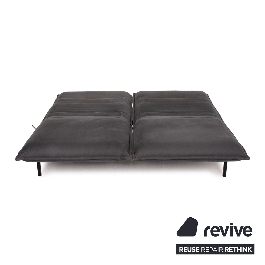 Rolf Benz Nova fabric sofa gray two-seater sleeping function sofa bed #15022