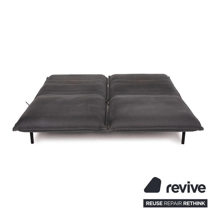 Rolf Benz Nova fabric sofa gray two-seater sleeping function sofa bed #15022
