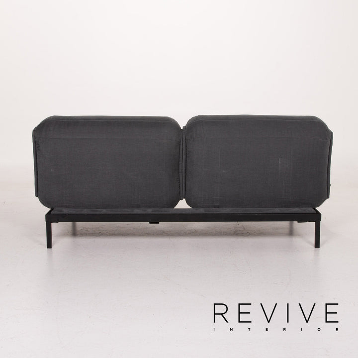 Rolf Benz Nova Stoff Sofa Grau Zweisitzer Schlaffunktion Schlafsofa #15022