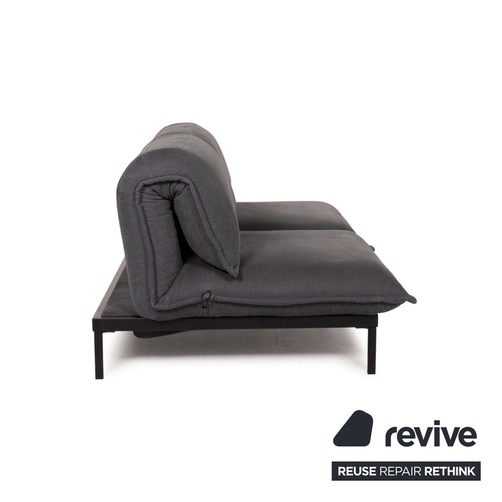 Rolf Benz Nova fabric sofa gray two-seater sleeping function sofa bed #15022