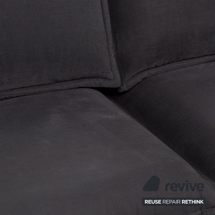 Rolf Benz Nova fabric sofa gray two-seater sleeping function sofa bed #15022