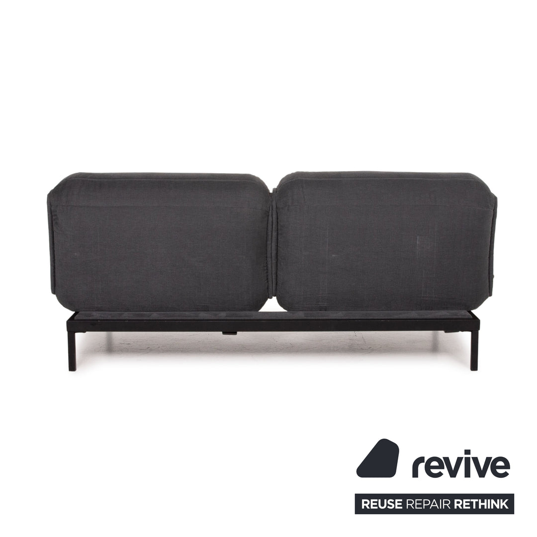 Rolf Benz Nova fabric sofa gray two-seater sleeping function sofa bed #15022