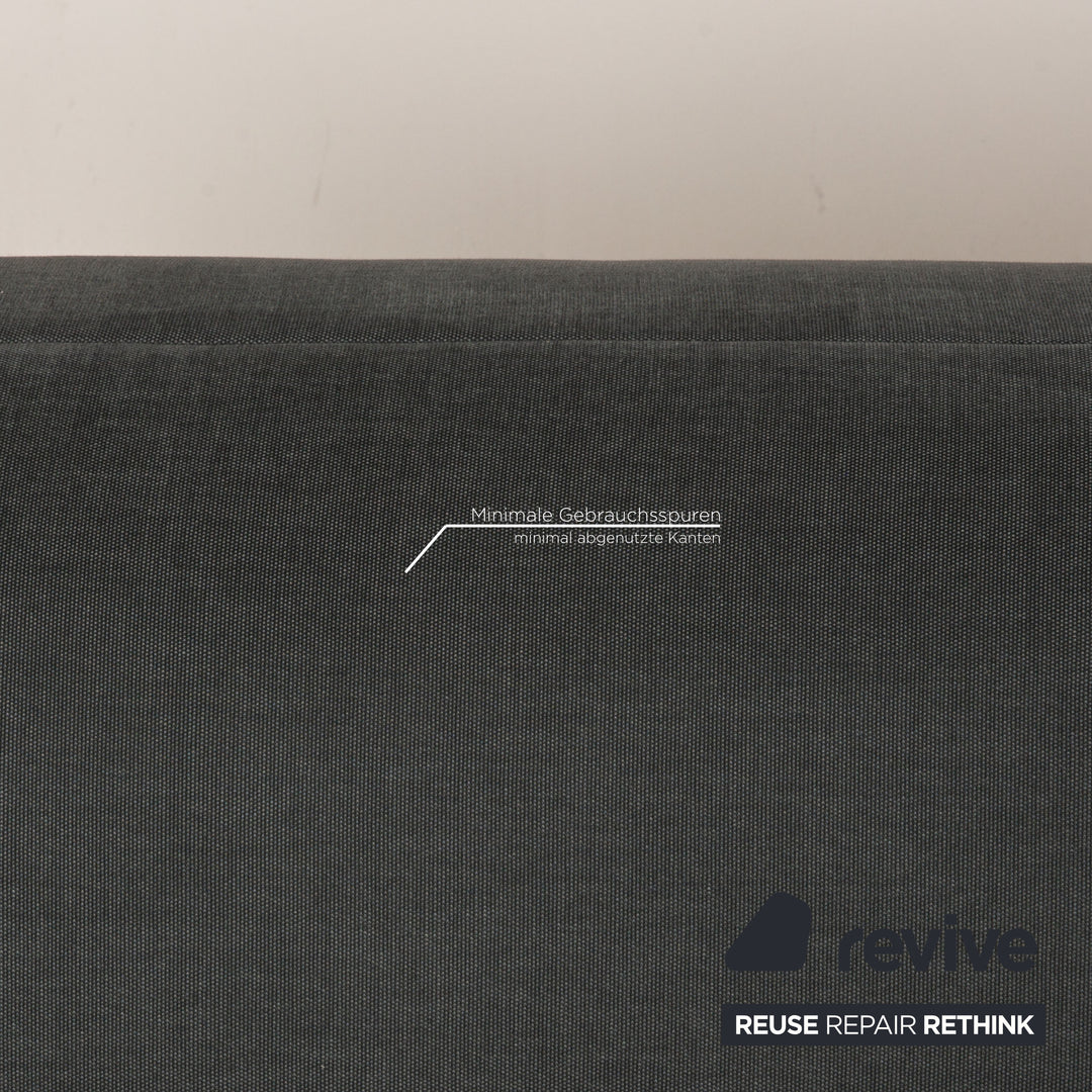 Rolf Benz Nova fabric sofa gray two-seater sleeping function sofa bed #15022