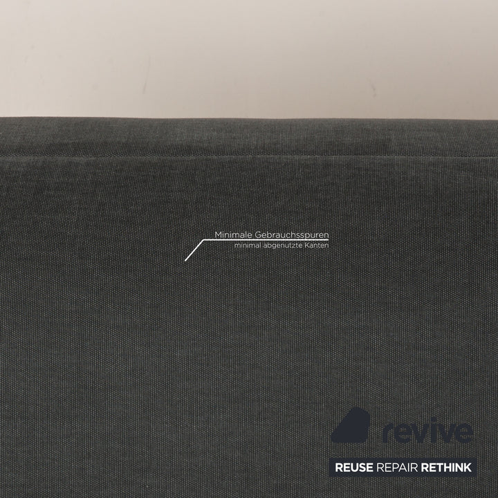 Rolf Benz Nova fabric sofa gray two-seater sleeping function sofa bed #15022