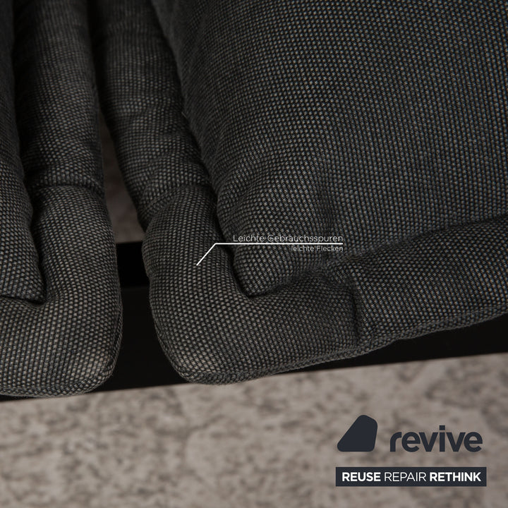 Rolf Benz Nova fabric sofa gray two-seater sleeping function sofa bed #15022