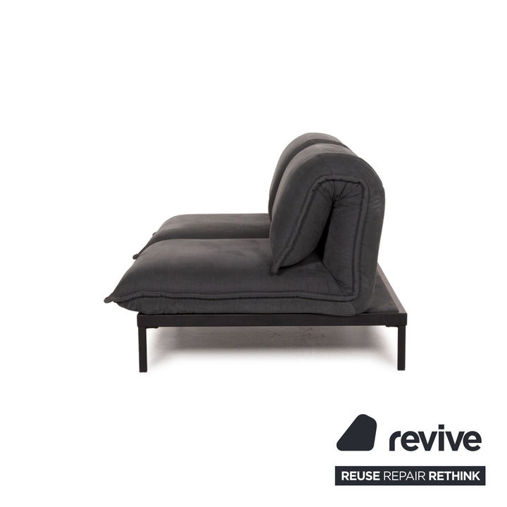 Rolf Benz Nova fabric sofa gray two-seater sleeping function sofa bed #15022