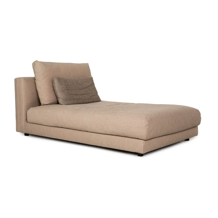 Rolf Benz Nuvola fabric lounger beige daybed