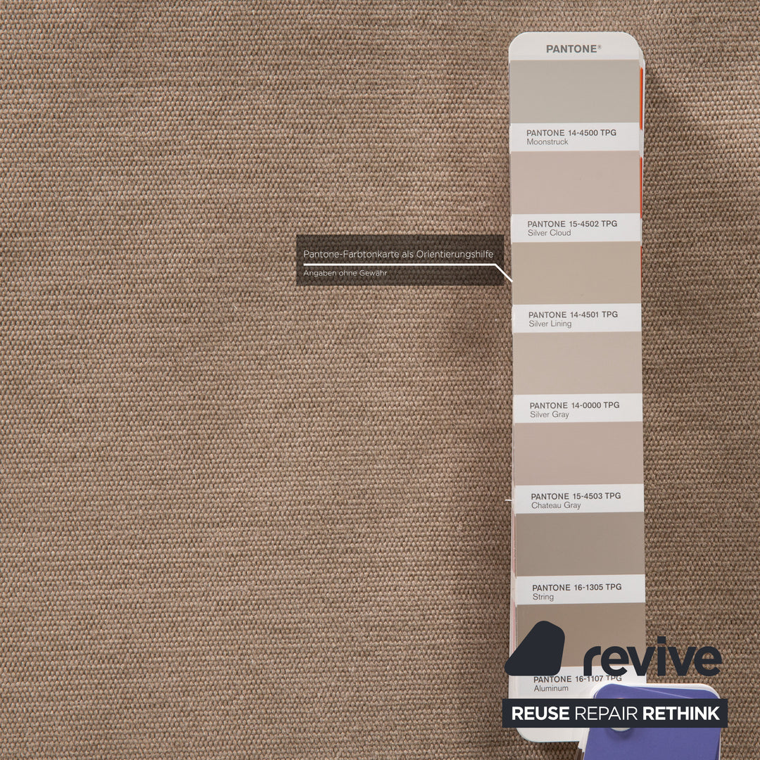 Rolf Benz Nuvola fabric lounger beige daybed