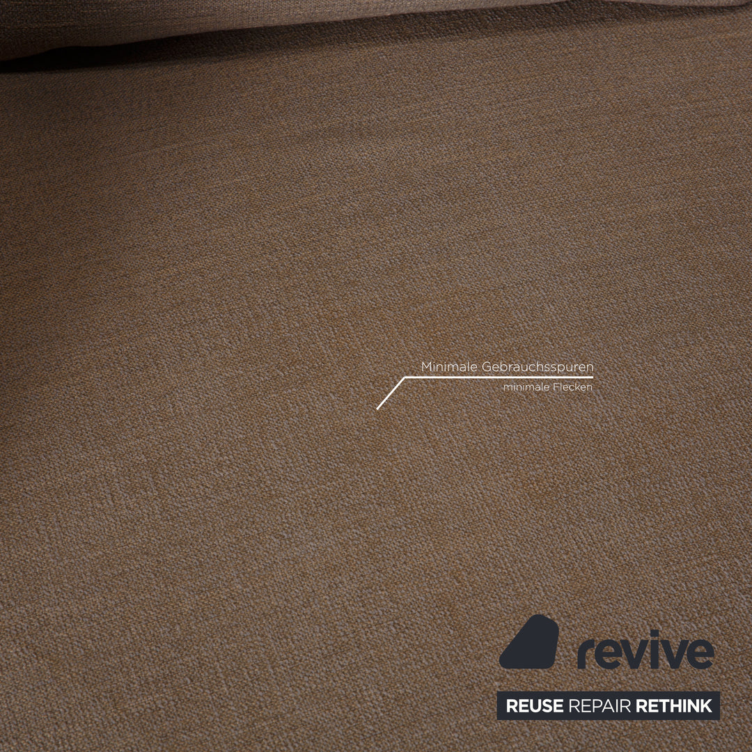 Rolf Benz Onda fabric sofa beige corner sofa couch