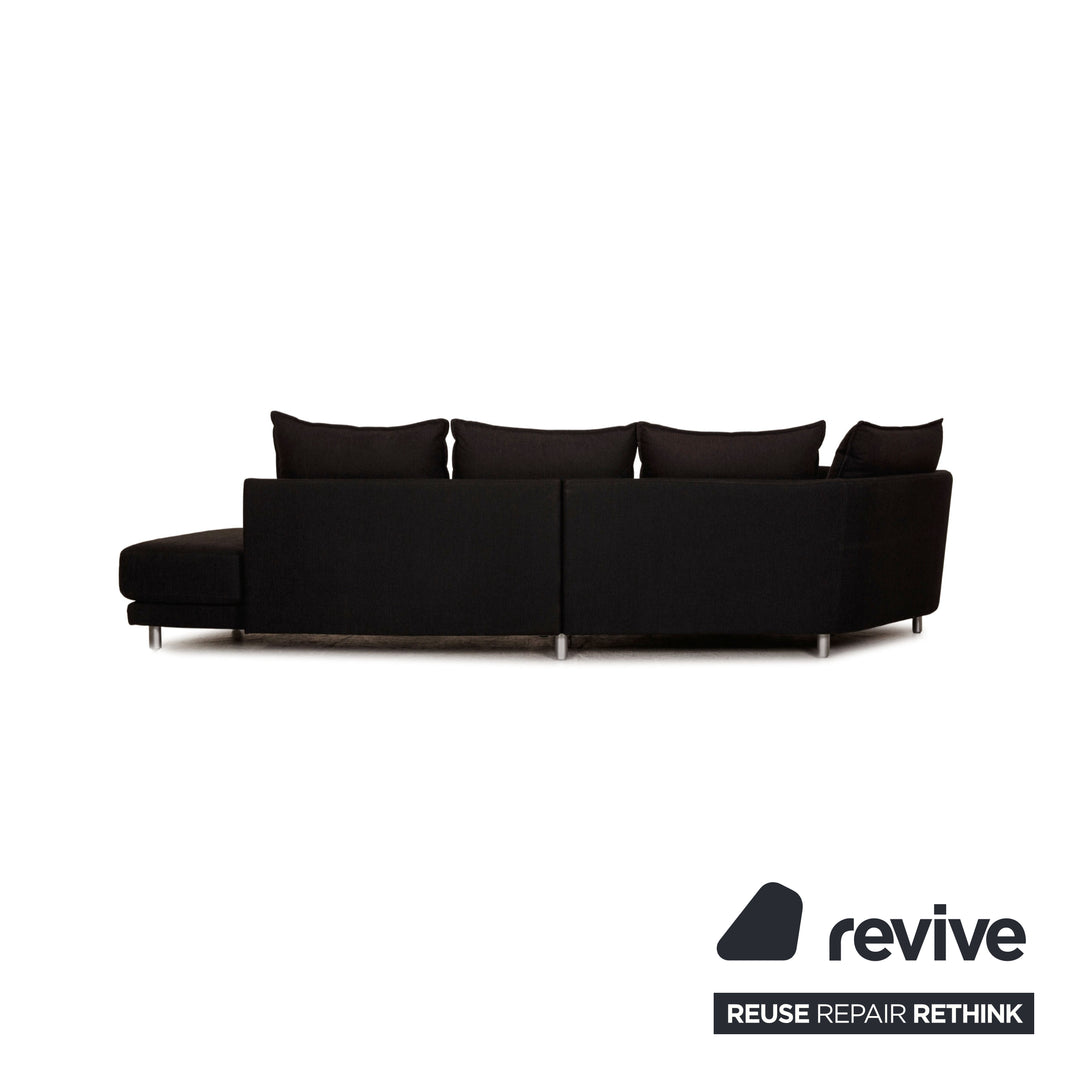 Rolf Benz Onda fabric sofa set anthracite sofa armchair couch