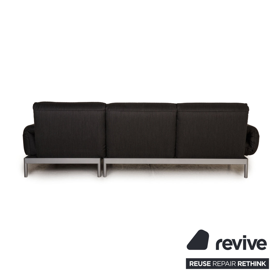 Rolf Benz Plura Stoff Sofa Anthrazit Ecksofa Couch Funktion Relaxfunktion