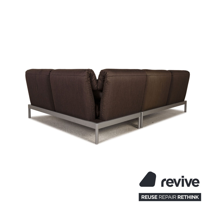 Rolf Benz Plura Stoff Sofa Grau Ecksofa Couch Funktion Relaxfunktion