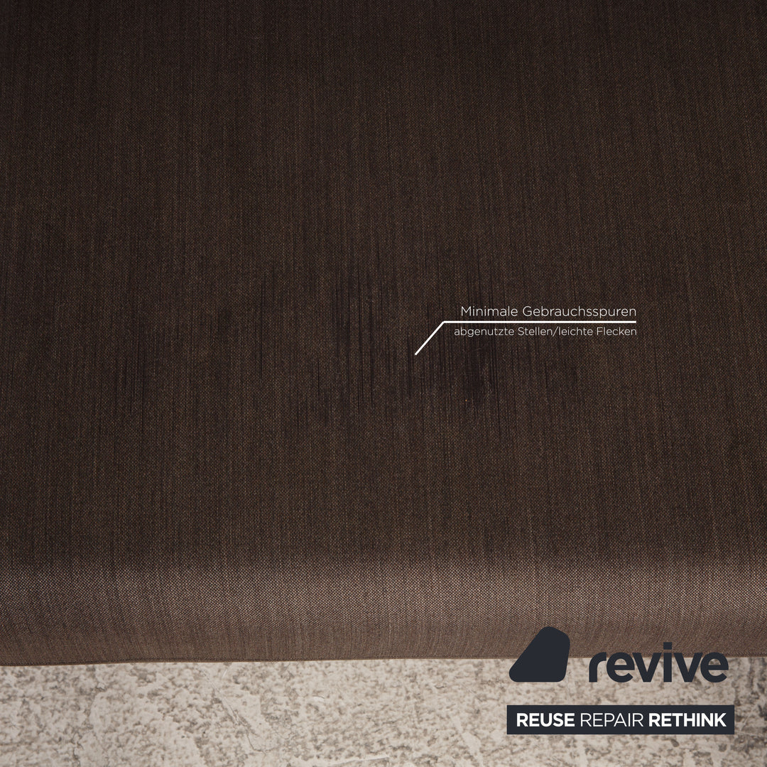 Rolf Benz Plura Stoff Sofa Grau Ecksofa Couch Funktion Relaxfunktion