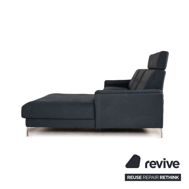 Rolf Benz Pronto Stoff Sofa Blau Ecksofa Couch